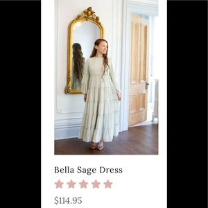 Dainty Jewells Bella in Sage dress